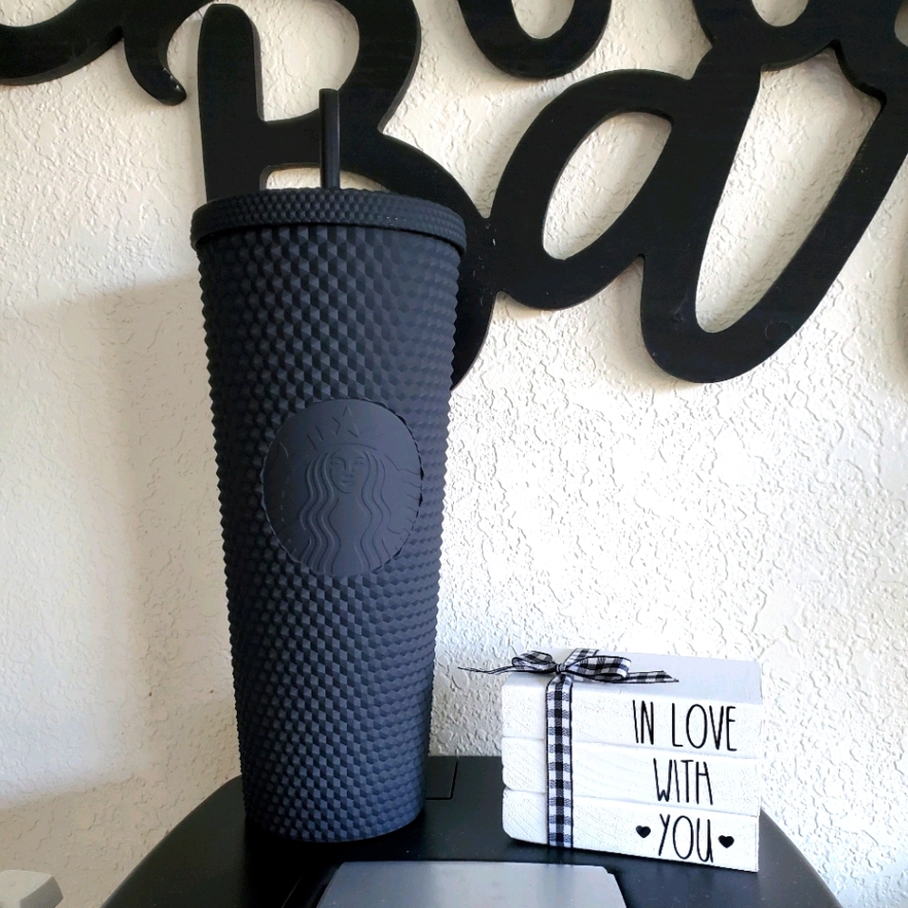 Starbucks Matte Black Studded Tumbler